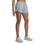 Under Armour Shorts de sport Fly By, 3 pouces, pour femmes, couleur bleu "Fog", taille XS