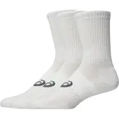 Asics unisex. 3033C298 Pack 3 Chaussettes Crew blanc (L), Homewear, Sport, Coton