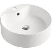 BEITZ & Walz AqvaCeramica lavabo à poser rond 460 mm blanc