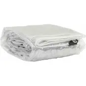 vidaXL Bâche transparente avec œillets 2x5 m PVC