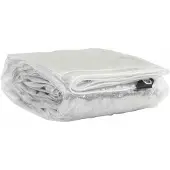 vidaXL Bâche transparente avec œillets 4x6 m PVC