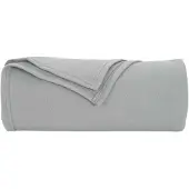 vidaXL Jeté Gris 240 x 220 cm Toison