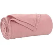 vidaXL Jeté Rose 270 x 240 cm Toison