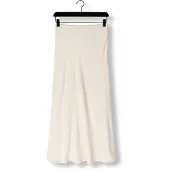 Selected Viscose Mélangée Jupe Longue Femme Beige 40