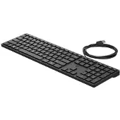 HP Tastiera USB 320K (9SR37UT#ABZ) (IT, Filaire), Clavier, Noir
