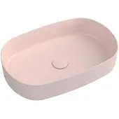 Hak INFINITY OVAL vasque à poser, 55x36cm, Rosa Salmon