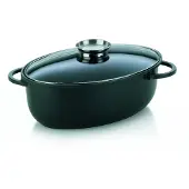 kela Cocotte à braiser en fonte d?aluminium 45cm noir - Line - 15153 - kerros