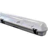 INSATECH Feuchtraum-Wannenleuchte LED-Roehre G13 Lichtgrau