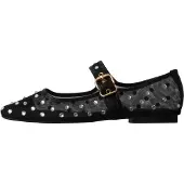 Super Mode Ballerines 'Ballerinas mit Riemchen von Alta Moda' noir