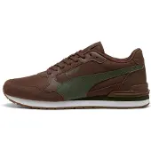 Puma Baskets basses 'ST Runner v4' brun foncé / vert foncé