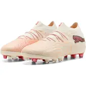 Puma Chaussures de foot Future 9.1 "Sugared Almond-White-Ultra Red-Black" pour Unisex