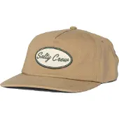 Salty Crew Shop Script Snapback Cap Beige Homme