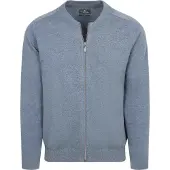 Casamoda Cardigan Zippé Bleu Indigo