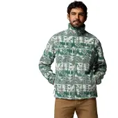 Columbia Steens Mountain Printed Full Zip Fleece Vert M Homme