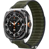Spigen - WBF0 - Samsung Galaxy Watch Ultra 47mm - Green (Nylon, Tissu), Sangles de montre, Vert