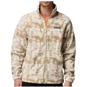 Columbia Steens Mountain Printed Full Zip Fleece Beige,Blanc XL Homme