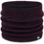 Buff Knitted & Fleece Neck Warmer Violet