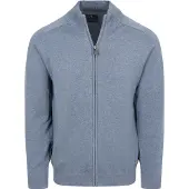 Casamoda Cardigan Zippé Indigo