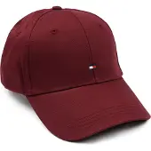 Tommy Hilfiger Casquette Logo Bordeaux Rouge
