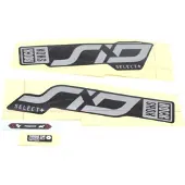 RockShox Sid Select Plus Kit autocollant noir 27.5-29'' Noir 27.5-29