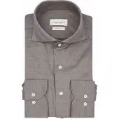 Profuomo Chemise Tricotée Japonais Melange Marron taille 44