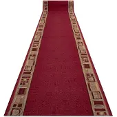 Rugsx TAPIS DE COULOIR ANTIDÉRAPANT JENA bordeaux 80cm 80x370 cm