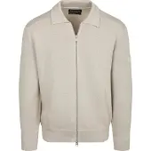 Marc O'Polo Cardigan Zip Grey Silk