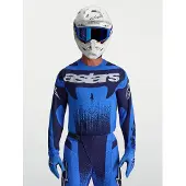 Alpinestars Techstar Swan Hommes Maillot MX Bleu L