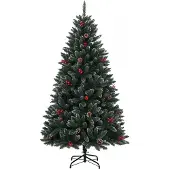 vidaXL Sapin de Noël artificiel 300 LED 180 cm