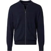 Casamoda Cardigan Zippé Marine