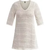 Dim Ad0deps.0hy 3/4 Sleeve Dress Blanc L Femme