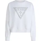 GUESS Sweat-shirt argent / blanc
