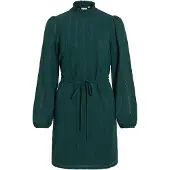 Vila Lyri Long Sleeve Short Dress Vert S Femme