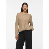 Vila Cardigan 'VIBOWS' beige chiné