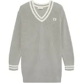 Calvin Klein Robes en maille gris / blanc cassé