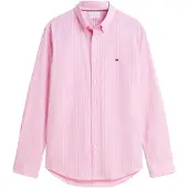 Tommy Hilfiger Chemise 'Flex' rose / blanc