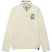 Superdry Sweat-shirt 'Varsity' crème / bleu marine