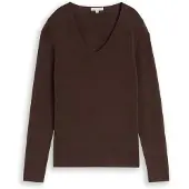 Tom Tailor Pull-over brun foncé