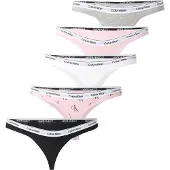 Calvin Klein Underwear String gris clair / rose / noir / blanc