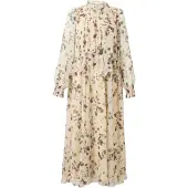 Marc Cain Robe beige / marron / chocolat