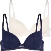 Dorina Soutien-gorge ivoire / bleu marine