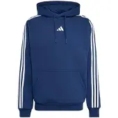 Adidas 3 Stripes Fleece Hoodie Bleu S / Regular Homme