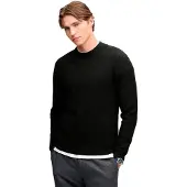 Superdry Homme Pull Texture Knit Coupe Décontractée Black Taille: S