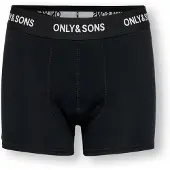 Only & Sons Junior Sous-vêtements 'OSJFITZ' noir / blanc