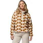 Columbia Pull-over de sport 'Helvetia II' cognac / blanc