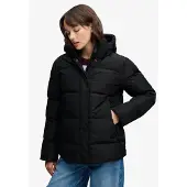 Superdry Hooded 5 Baffle Sports Puffer Jacket Noir XL Femme