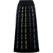 Marc Cain Jupe bleu clair / anthracite / menthe / vert clair