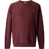 Carhartt WIP Sweat-shirt 'American Script' rouge foncé