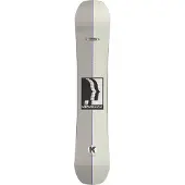 Salomon Snowboard - Snowboard freestyle - Kickback 2027 pour Homme en Bois - Taille 158 cm - Gris