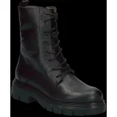 Wonders pour femme. A-4313 Bottines en Cuir Alice noir (37), Plat, Lacets, Casuel